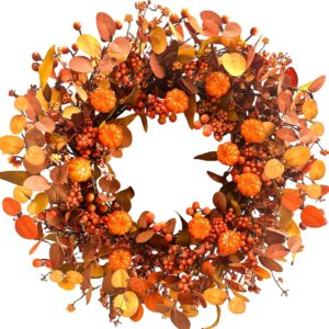 Fall Wreath 22 Inch Fall Wreaths fo...