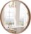 WallBeyond Wood Round Mirror with Wood Frame 24 inch Circle Wall Mirror for Bathroom Round Wall Mirror for Wall Decor, Vanity, Entryway Living Room (Walnut)