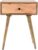 Decor Therapy Side Table with 1-Drawer, Modern Design, Easy Assemble, Natural -23.5″ x 17.75″ x 13.75″