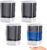 Hushee 4 Pcs Plastic Wall Mounted Soap Dispenser Commercial Manual Soap Containers Wall Dispenser for Kitchen Shower Hotel Liquid Shampoo Gel Chamber(33.8 oz 1000 ml,Black)