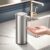 SUNLY Touchless Automatic Soap Dispenser – Clog-Free Pump, 0.2s Fast Sensor, USB-C Rechargeable, Smudge-Resistant Stainless Steel, for Kitchen & Bathroom Soap Dispenser