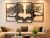 VAILLA Tree of Life Wall Wooden Art Abstract Tree Man Woman Face Large 3D Wooden Wall Decor Set of 3 Hanging Sculpture Modern Home Decoration 3D Textured Sculptures for Living Room Bedroom Office Dinnig Room