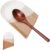 Ceramic Spoon Rest for Stove Top, Three-Tone Glazed Cooking Spoon Holder for Kitchen counter, Coffee Spoon Rests,Farmhouse & Minimalist Kitchen Decor, White