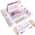 14 Pcs Clear Drawer Organizer, Adjustable Drawer Storage Box, 3-Size Desk Drawer Organizer, Acrylic Storage Bins for Makeup, Cosmetic, Kitchen Utensils, Bedroom Dressers Tool Organizer for Gadgets