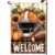 Fall Football Garden Flags for Outside 12×18 Double Sided, Small Burlap Seasonal Rustic Autumn Welcome Garden Flag Fall Decorations for Home Porch, Decorative Outdoor Yard Lawn Flags