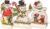 Primitives by Kathy Vintage Christmas Stand Up Set, Set of 3, Retro Snowmen, 3 Piece, 32297