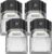 30W Mini LED Wall Pack Light with Dusk to Dawn Photocell, 5000K Wall Pack Light Outdoor Led, AC120V 3600LM Waterproof Outdoor Commercial Lighting Fixture for Garage, Warehouse, Garden, (4 Pack)