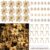 60 Pcs Gold Christmas Tree Decorations – Includes Shatterproof Christmas Ball Ornaments, Flowers & Bows – Holiday Decor Set