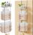 HapiRm Towel Rack Bathroom Storage – 3 Tier Over The Door & Wall Mounted Rolled Towel Racks Holder Organizer with Metal Shelf and 6 Hooks for Small Bathroom, Camper, Rv – Sliver