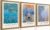 SYWENNOI Monet Impressionism Canvas Wall Art Set of 3, Classic Claude Monet Pieces Wall Decor, Water Lilies Sunrise and art Seine Landscape Art Prints for Living Room Bedroom Office 12×16 Wood Frames