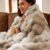 Bedsure GentleSoft Fluffy Fuzzy Tie-dye Taupe Throw Blanket for Bed, Soft Cozy Fleece Faux Fur Blanket for Couch, Taupe Room Decor Minky Velvet Sofa Cover, Women Gifts Thick Warm Plush Winter Bedding
