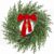 26″ Christmas Wreath for Front Door, Artificial Wreath with Bow and Bell,Real Touch Pine Winter Wreath Christmas Decoration for Porch,Window,Wall,Thanksgiving Day Harvest Festival