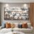 JUDASJART Large Wall Decor For Living Room Canvas Wall Art For Office Modern Wall Decorations For Bedroom Rustic Wood Flower Landscape Painting Farmhouse Pictures Artwork Room Home Decor 24×48 In