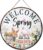 Easter Door Decorations, Welcome Spring Rabbit Wreaths For Front Door, Christian Religious Bunny Resurrection Hanger Sign, Spring Farmhouse Rustic Wooden Hanging Decorations, 05