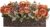 Dahey Centerpiece Table Decorations for Dining Room Farmhouse Living Room Fall Table Centerpieces Decor Wood Tray with 3 Artificial Flowers and 2 Eucalyptus for Kitchen Table, Orange