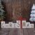 Ovootok Christmas Wooden Block Signs, Double-Sided Farmhouse Wood Table Sign, Desktop Easter Decorations Tiered Tray DIY Decor Centerpiece Rustic for Xmas Party Home Crafts Kitchen House (grey)