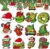 36pcs Christmas Tree Decorations – Wood Christmas Tree Hanging Ornament Holiday Xmas Ornaments Christmas Decorations Decor Home Indoors (36pcs)