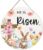 He Is Risen Easter Decor, Bible Verse Easter Wreaths For Front Door Porch, Christian Religious Resurrection Door Hanger Sign, Welcome Spring Rustic Wooden Hanging Decorations, 03