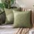 MIULEE Pack of 2 Decorative Outdoor Solid Waterproof Throw Pillow Covers Faux Linen Garden Farmhouse Cushion Cases for Patio Tent Balcony Couch Sofa 18×18 Inch Dark Green
