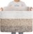 OIAHOMY 108L Super Large Blanket Basket, 25”x16”x16”(108L) Rectangle Woven Baskets for Storage, Cotton Rope Basket For Living Room, Toy Storage with Handle- Gradient Brown