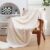 EXQ Home Fleece Throw Blanket for Couch or Bed – 3D Imitation Turtle Shell Jacquard Decorative Blankets – Cozy Soft Lightweight Fuzzy Flannel Blanket Suitable for All Seasons(50″×60″,Beige)